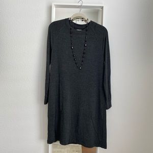 Lou & Grey Long Sleeve T- Shirt Dress